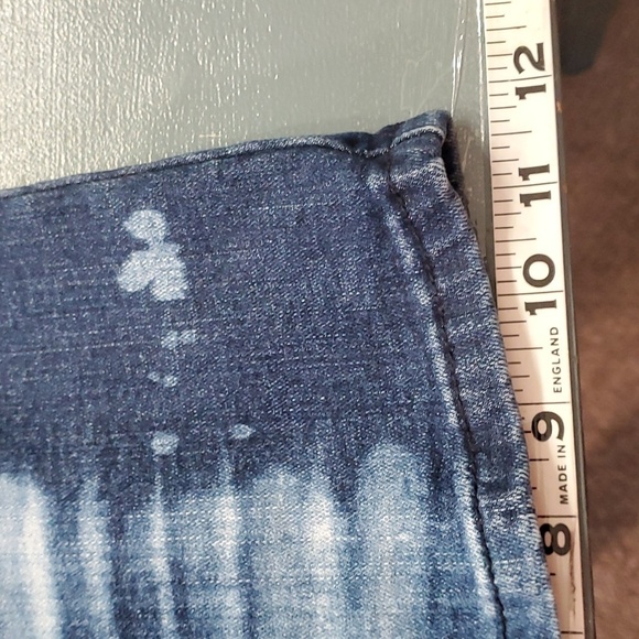 Wolita streatch jeans bleach disstresse. Size 12. Y2K Vintage Medium rise. - Picture 11 of 11